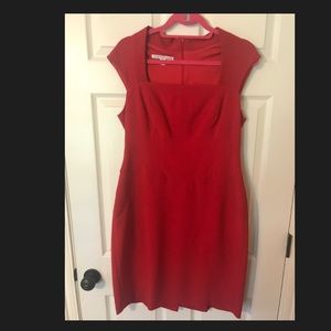 Red dress by Maggy London